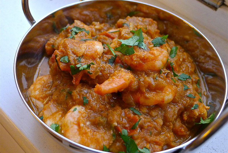 Gamberi curry